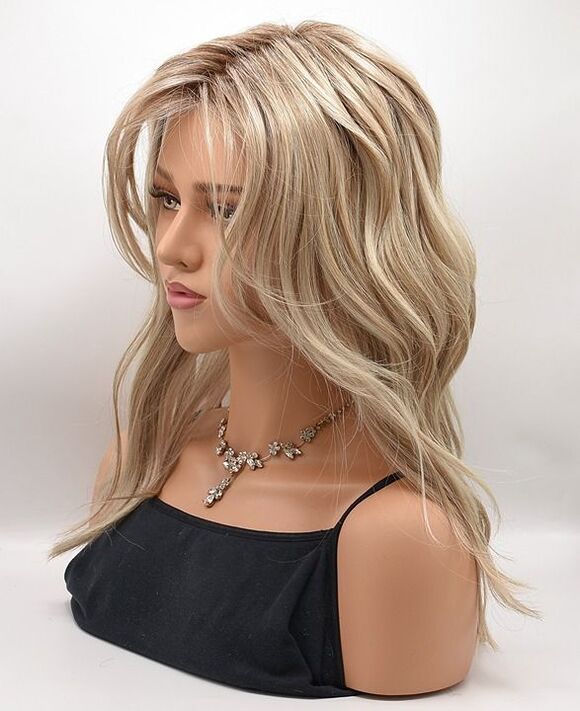 DECADENT DIVA Wig by RAQUEL WELCH, RL19/23SS Shaded Biscuit Hand-Tied + Lace NEW main image 4